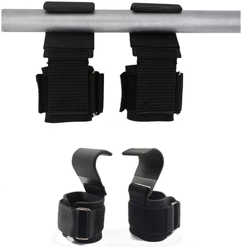 2/1 Pcs Portable Weight Glove Weight Lifting Hook Hand-Bar Wrist Straps Glove Weight Lifting Strength Training Gym Fitness Hook