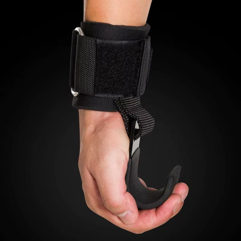 2/1 Pcs Portable Weight Glove Weight Lifting Hook Hand-Bar Wrist Straps Glove Weight Lifting Strength Training Gym Fitness Hook
