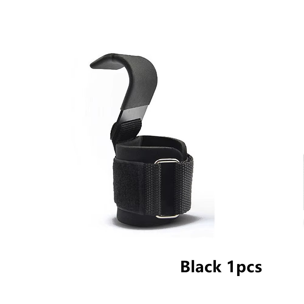 2/1 Pcs Portable Weight Glove Weight Lifting Hook Hand-Bar Wrist Straps Glove Weight Lifting Strength Training Gym Fitness Hook